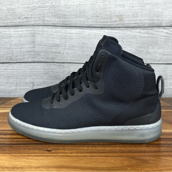 Nike NSW Pro Stepper Black Clear Sole High Top Sneaker 776086-001